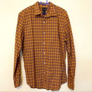 Mens Gap Long Sleeve Button Down Classic Fit Premium Large Shirt
